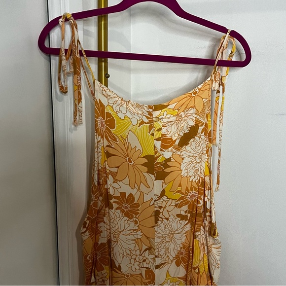 Petal + Pup Floral Colorful Overall Style Jumpsuit Size Large - Picture 6 of 8